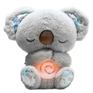 Breathing Bear Sleep Plush With Sounds and Lights