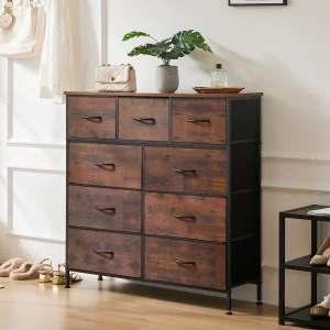 Dresser For Bedroom With 9 Drawer Wardrobe